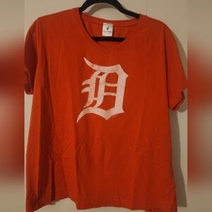 Women's Soft As A Grape, Detroit Tigers Orange Tee